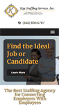 Mobile Screenshot of kaystaffing.com